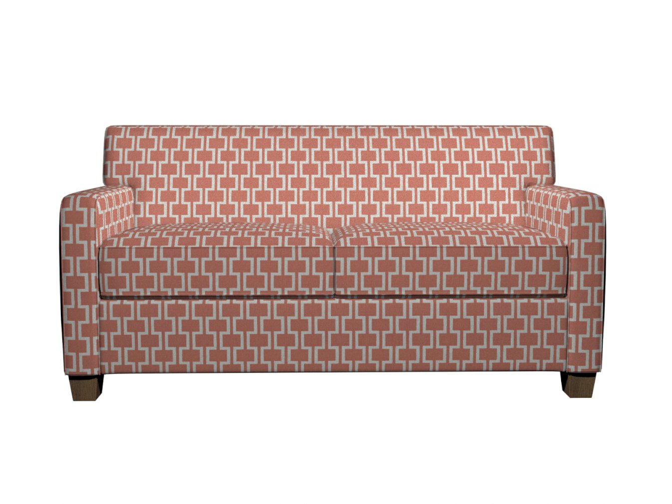 10006-03 Abstract & Geometric nan Coral & Peach Charlotte Select