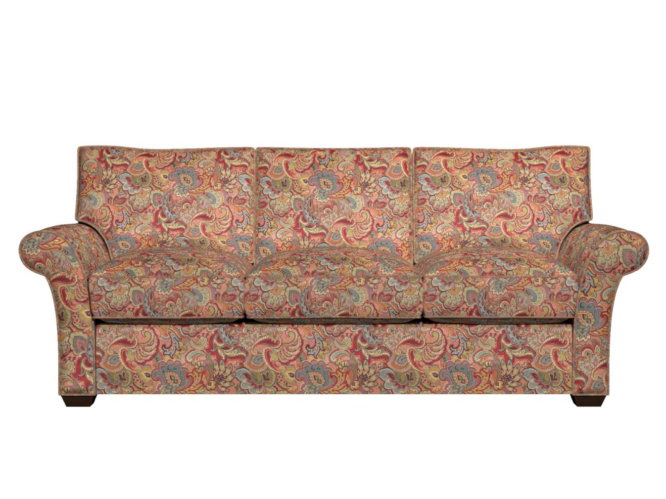 10025-02 Paisley nan Orange & Rust,Red & Burgundy Charlotte Select