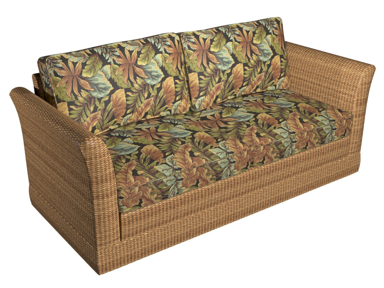 10620-02 Leaves,Tropical & Botanical nan Aqua & Teal Charlotte Select