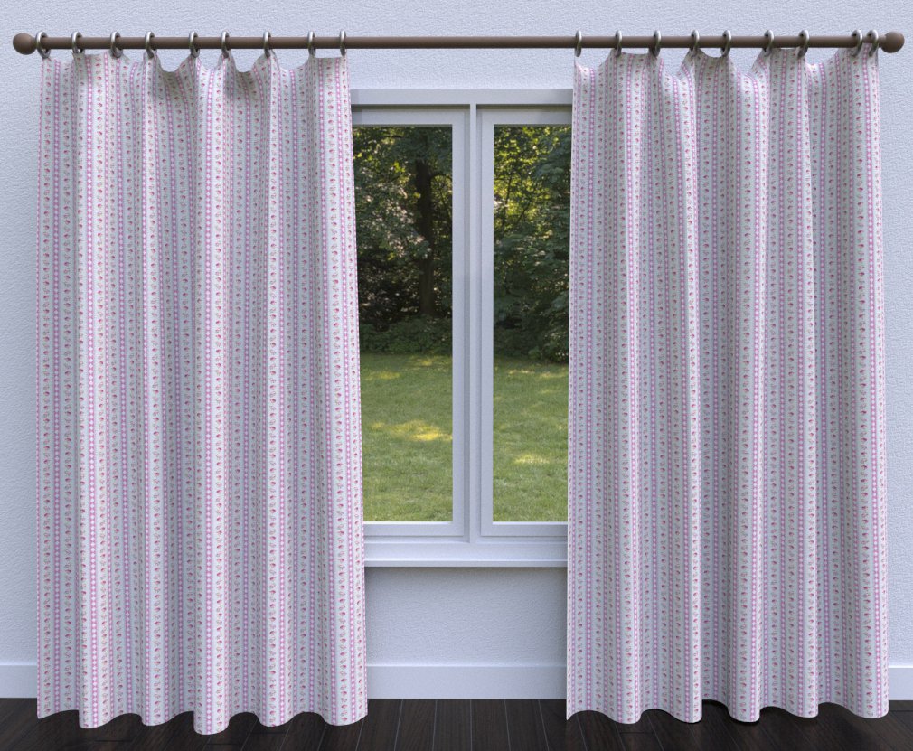10920-01 Small Scale,Stripe nan Green,Pink Charlotte Select