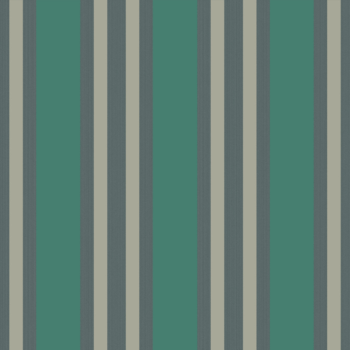 110/1002-CS POLO STRIPE TEAL/GILVER COLE & SON Wallpaper
