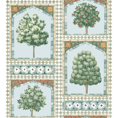113/10030-CS SULTAN'S PALACE PRINT ROOM BLUE & DUCK EGG COLE & SON Wallpaper