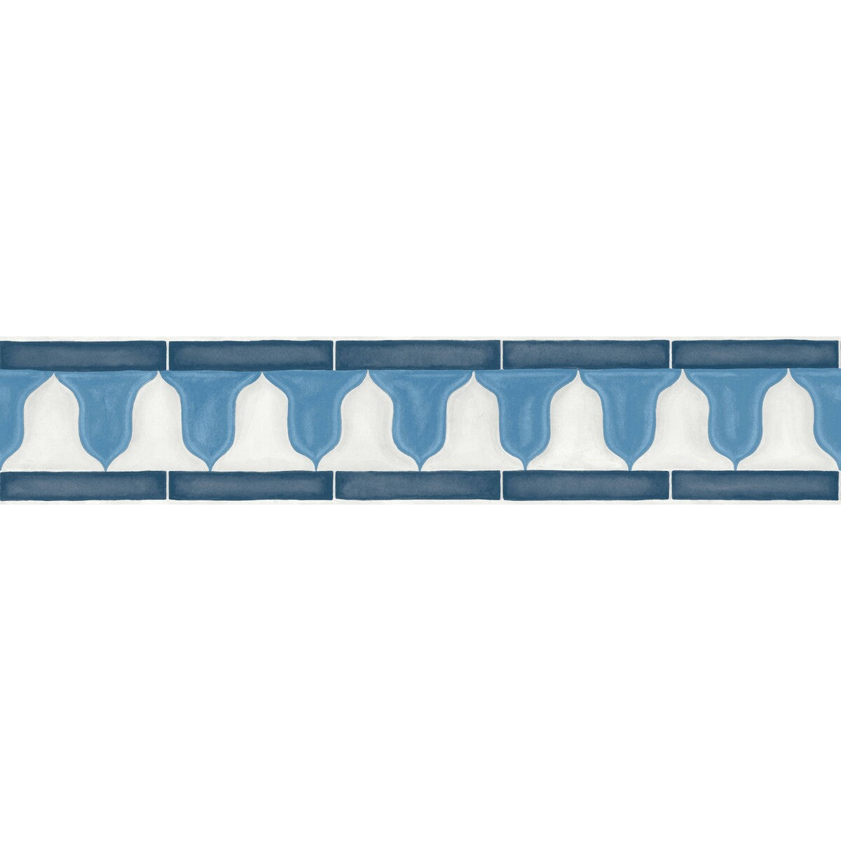 113/12036-CS ZELLIGE BORDER CHINA BLUE & WHITE COLE & SON Wallpaper