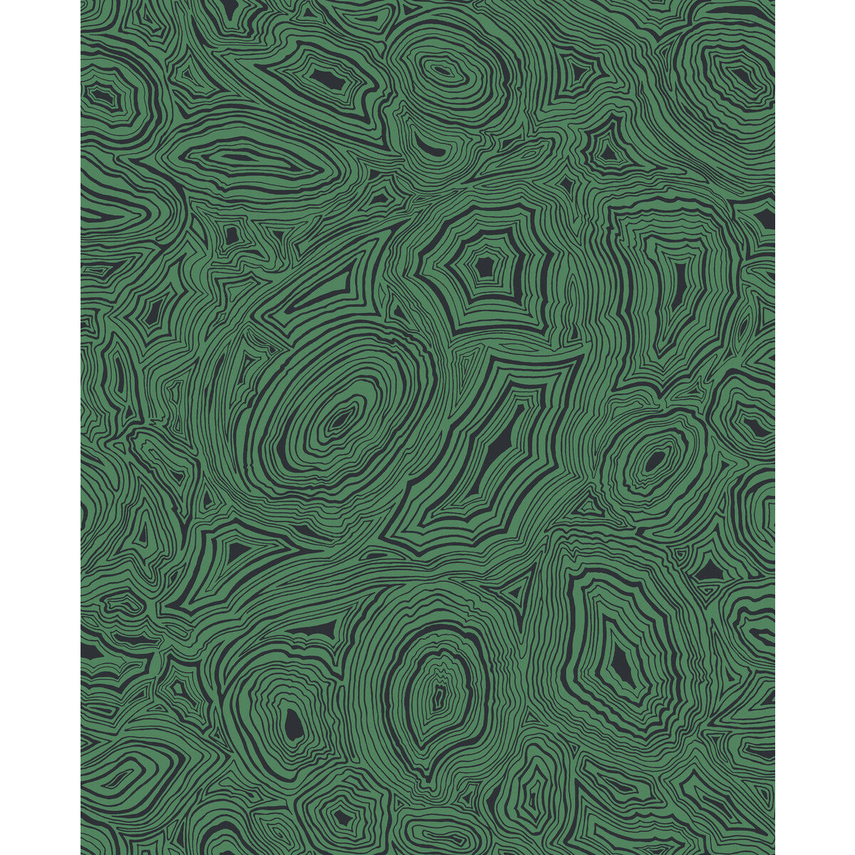 114/17035-CS MALACHITE EMERALD/BLACK COLE & SON Wallpaper