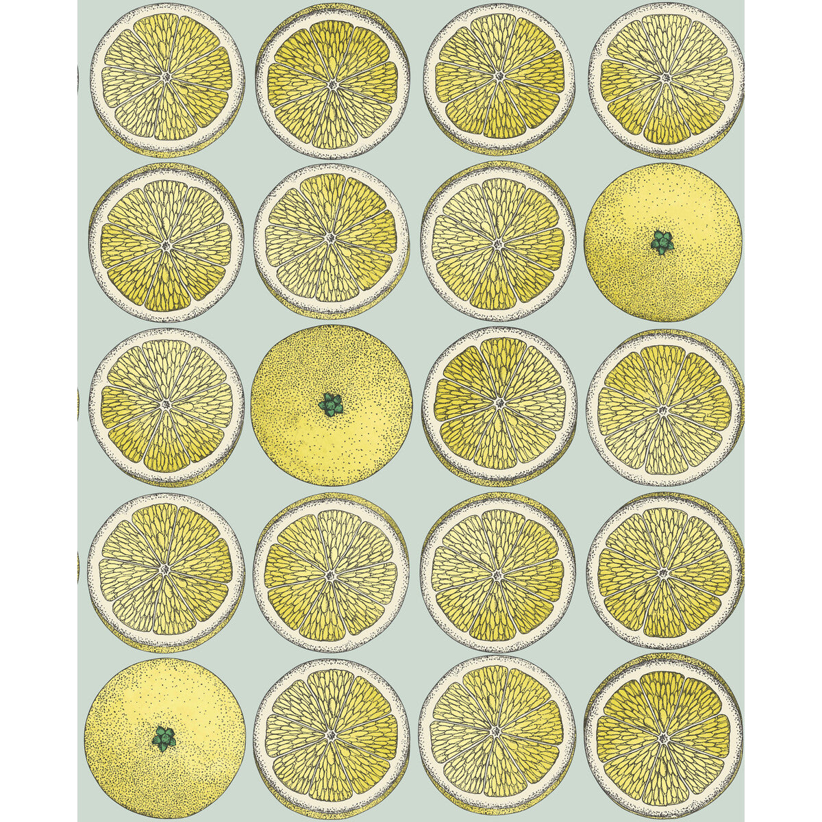 114/24048-CS ARANCE LEMON/SEAFOAM COLE & SON Wallpaper