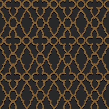 116/6025-CS Treillage Metallic Bronze Charcoal Cole & Son Wallpaper