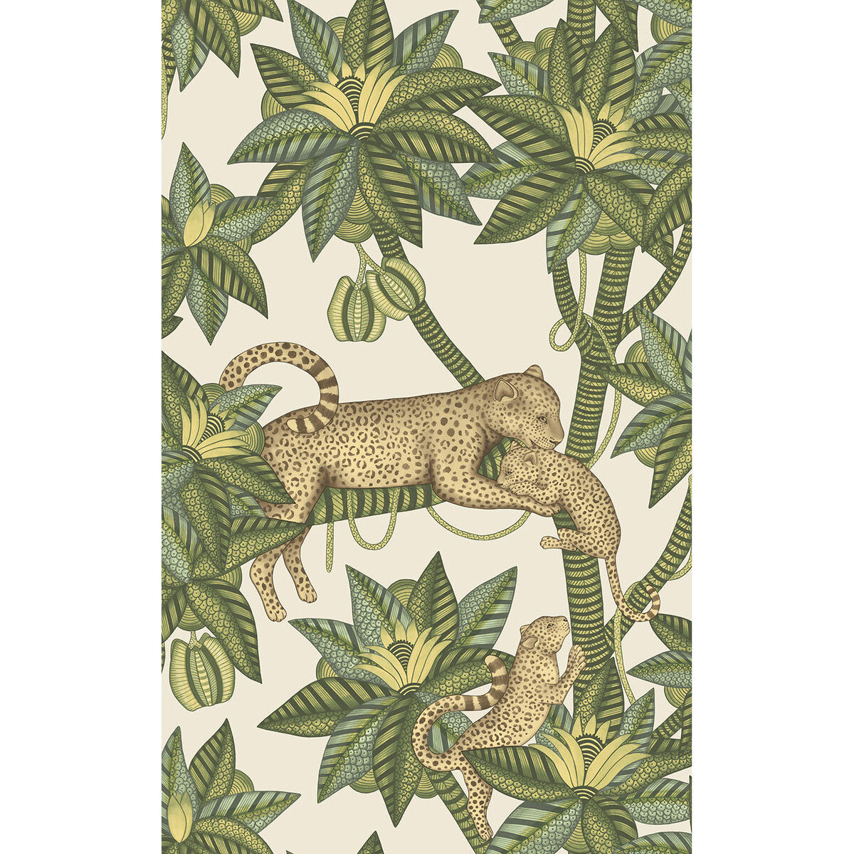 119/3015-CS SATARA SPRNGRN&SND/LINEN COLE & SON Wallpaper