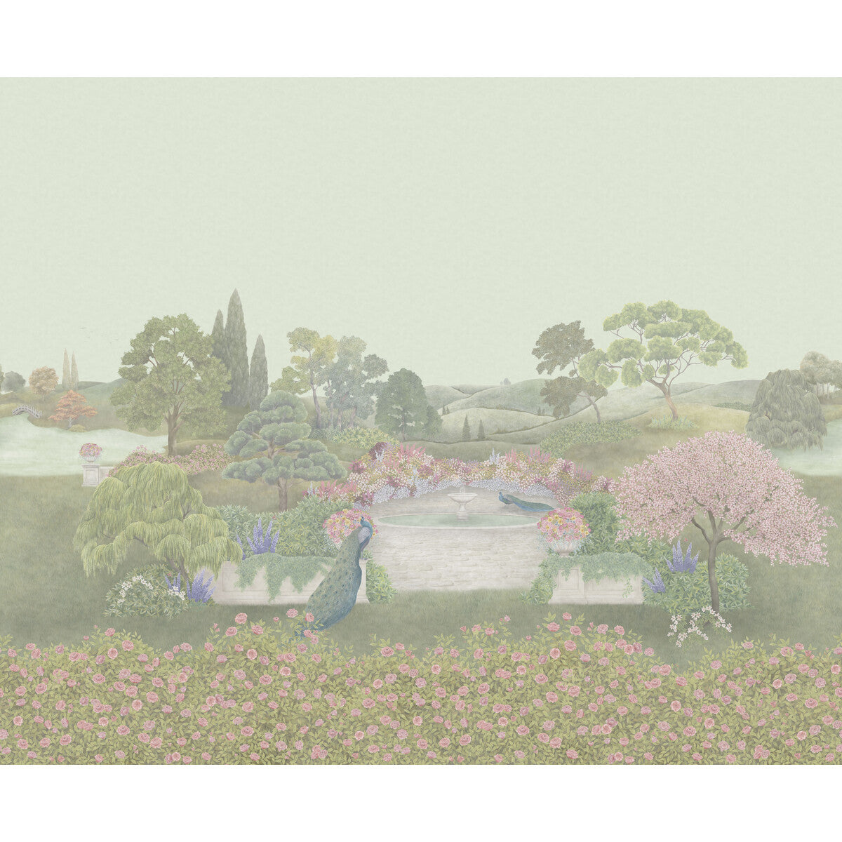 120/1001M-CS IDYLL METALLIC BLUSH PEARL COLE & SON Wallpaper