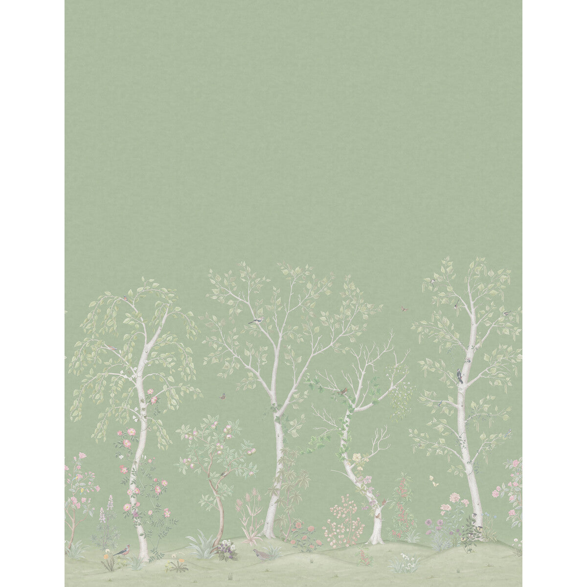 120/6021-CS SEASONAL WOODS OLIVE COLE & SON Wallpaper