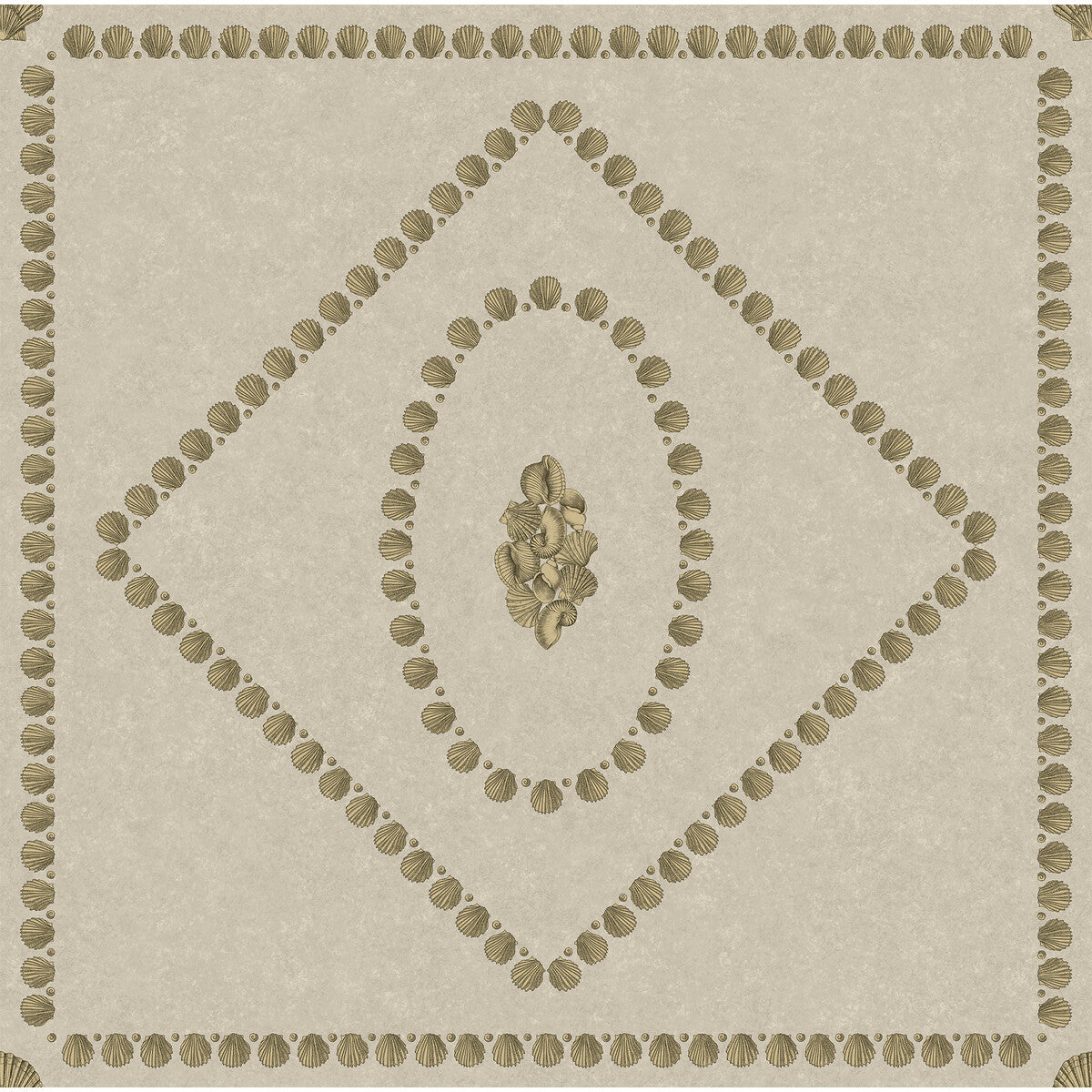 123/5025-CS CONCHIGLIE GOLD ON STONE COLE & SON Wallpaper