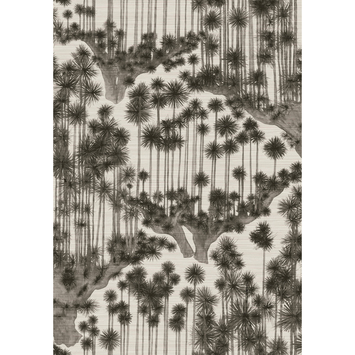 126/6023-CS COLE & SON JAPANESE WOODS SISAL CHARCOAL