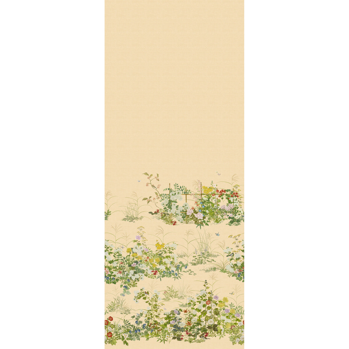 126/7025-CS COLE & SON SCENIC FLORA METALLIC GOLD