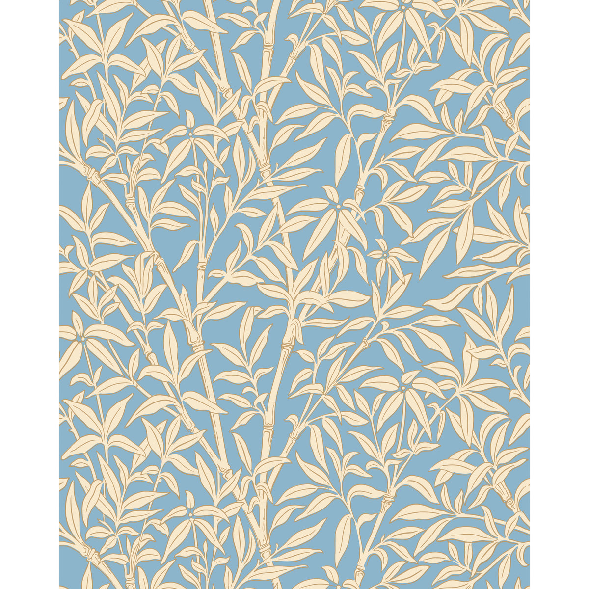 127/1002-CS COLE & SON BAMBOO FOREST YELLOW/BLUE