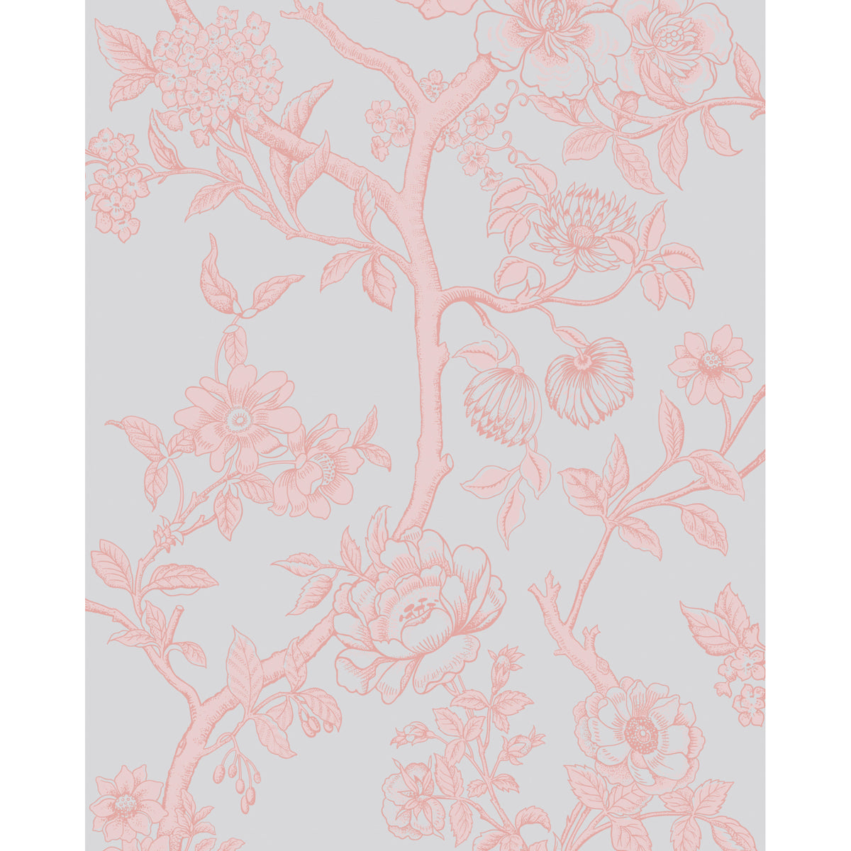 128/2008-CS COLE & SON PARADISE TREE PASTEL BLUE