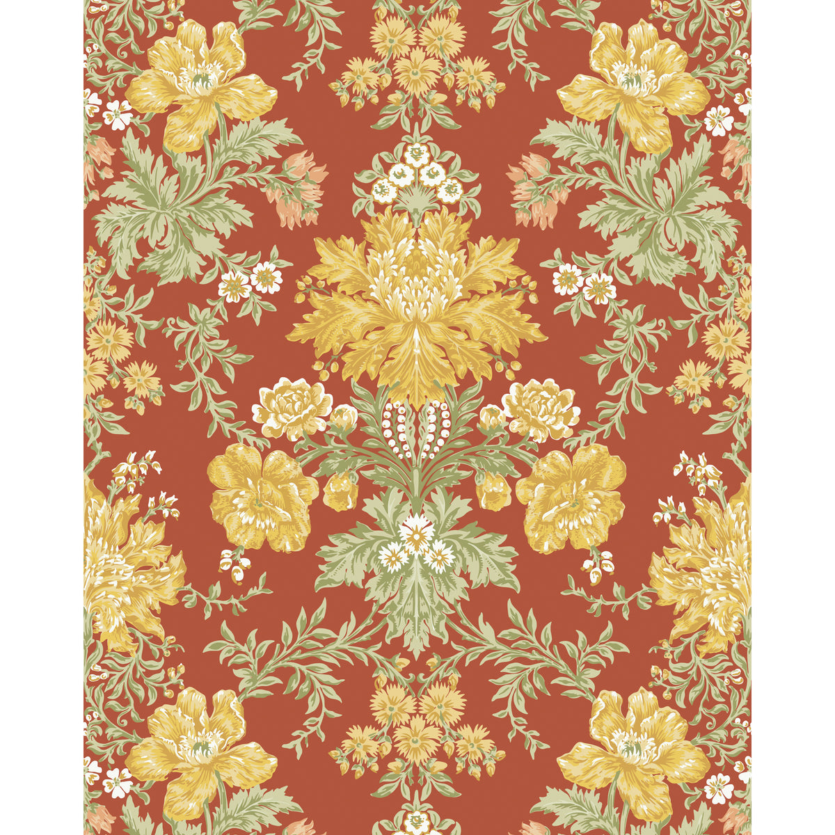 128/7037-CS COLE & SON POPPIES SOFT YELLOW