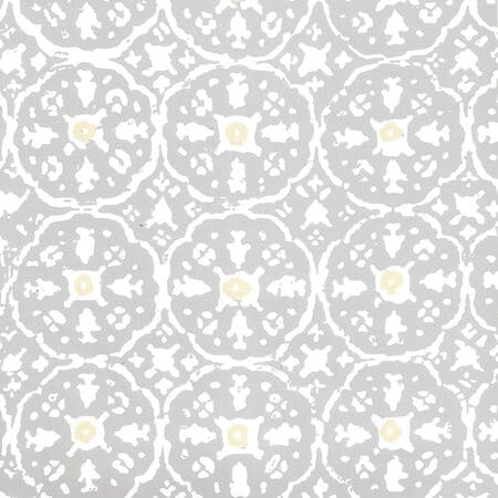 149-54WP NITIK II Polar Gray Cream Quadrille Wallpaper