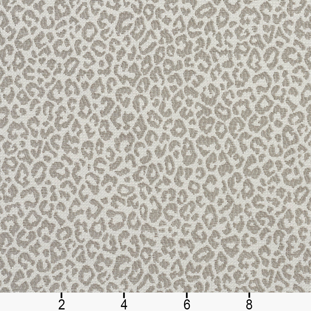 1594 Animal Print,Small Scale Stone Grey & Silver Charlotte Fabrics