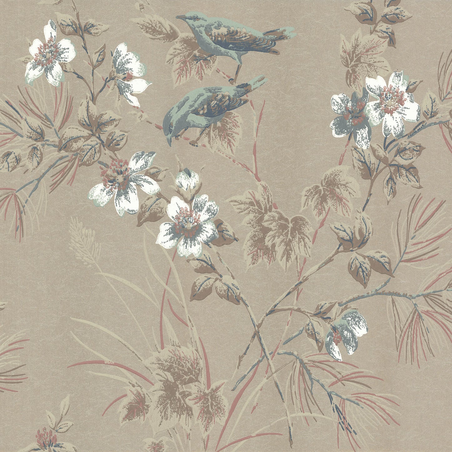 160110004 1838-Wallcoverings WALLPAPER - WP # 04 ROSEMORE