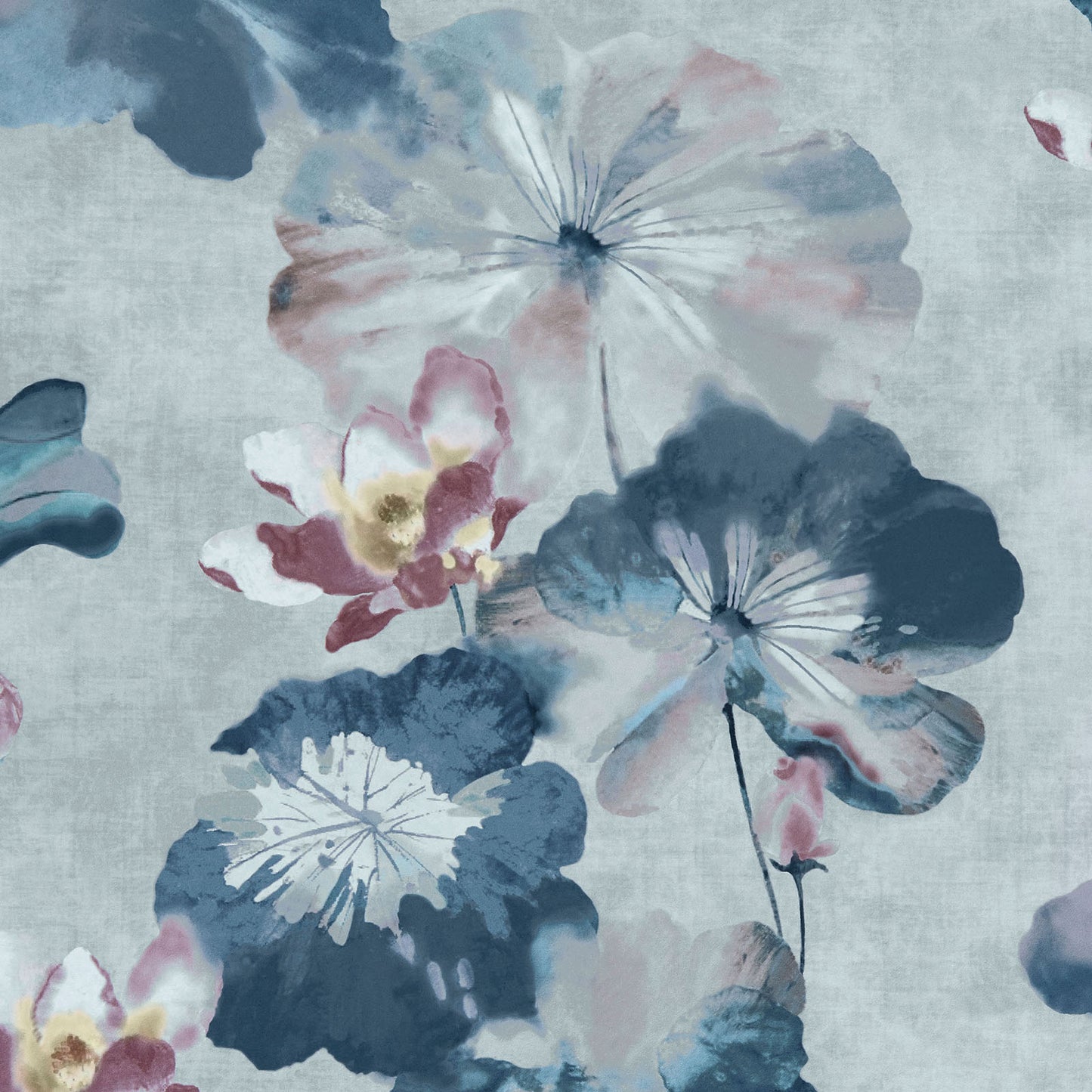 200814303 1838-Wallcoverings WALLPAPER - WP # 03 BLUE DUSK WILLOW
