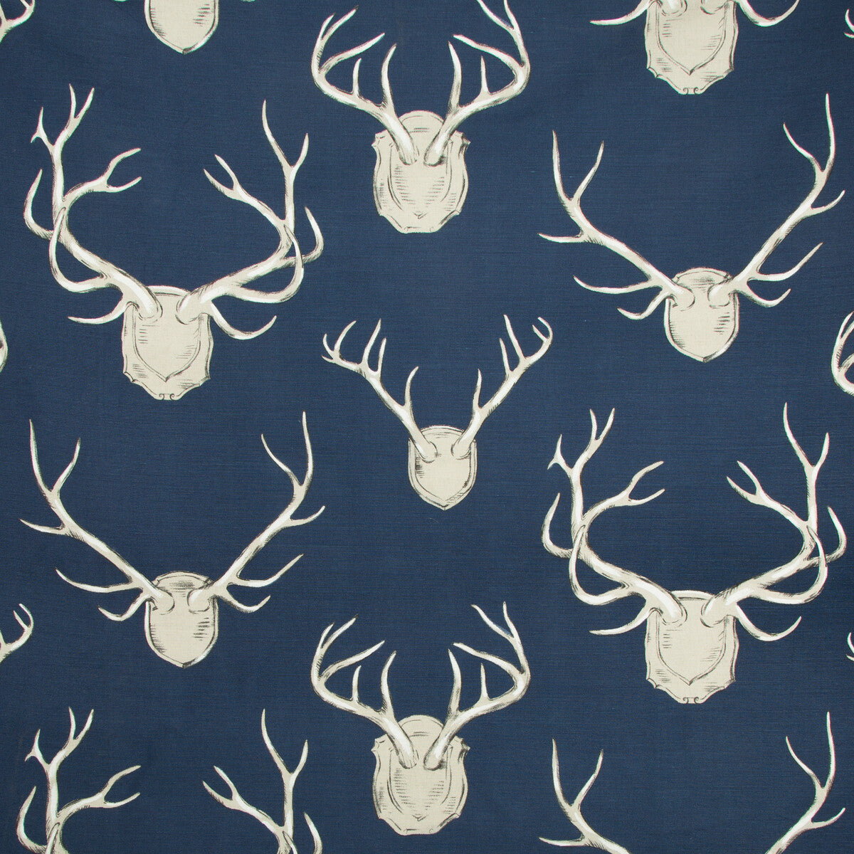 2009143-50 ANTLERS NAVY LEE JOFA Fabrics Drapery Upholstery