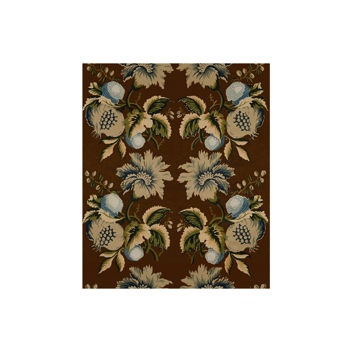 2012142-650 JESSUP SEPIA/INDIGO LEE JOFA Fabrics Drapery Upholstery
