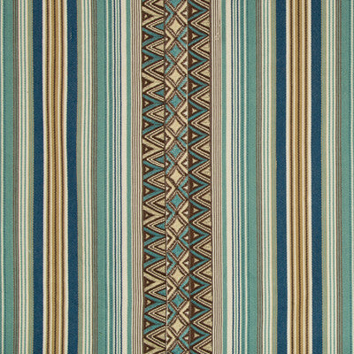 2017151-536 DALLOL STRIPE TEAL/BROWN LEE JOFA UPHOLSTERY