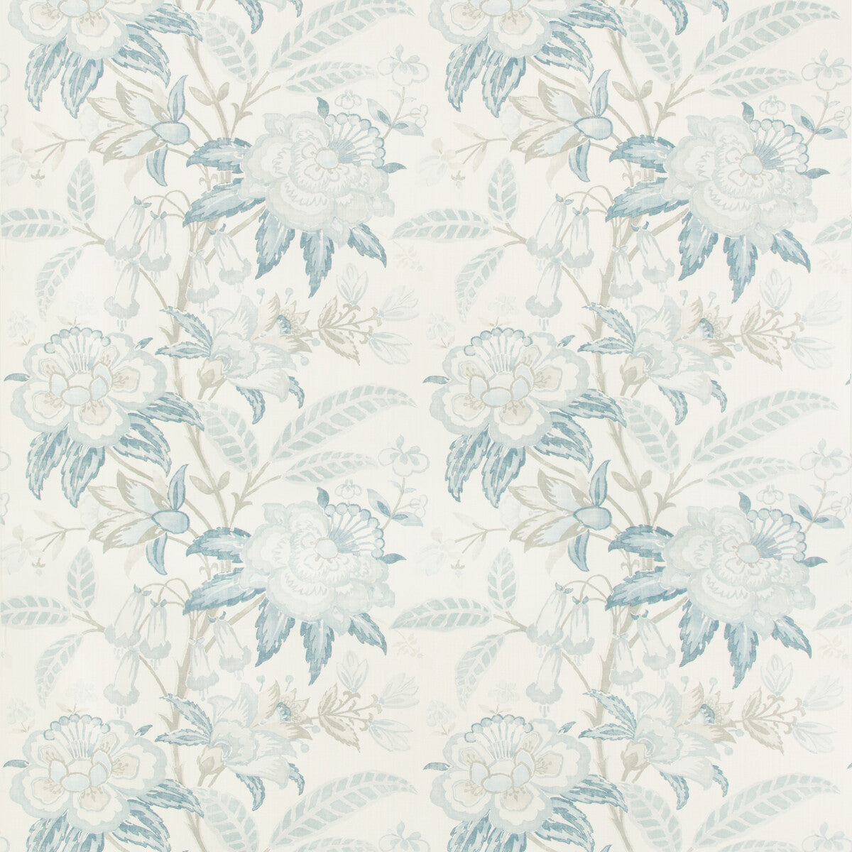 2017164-115 DAVENPORT PRINT FROST BLUE LEE JOFA Fabrics Drapery Upholstery