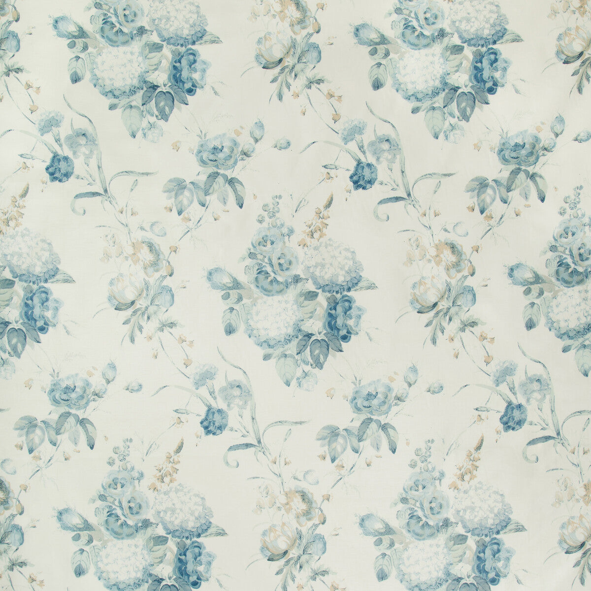 2018100-135 ADELYN HANDBLOCK BLUE LEE JOFA Fabrics Drapery Upholstery
