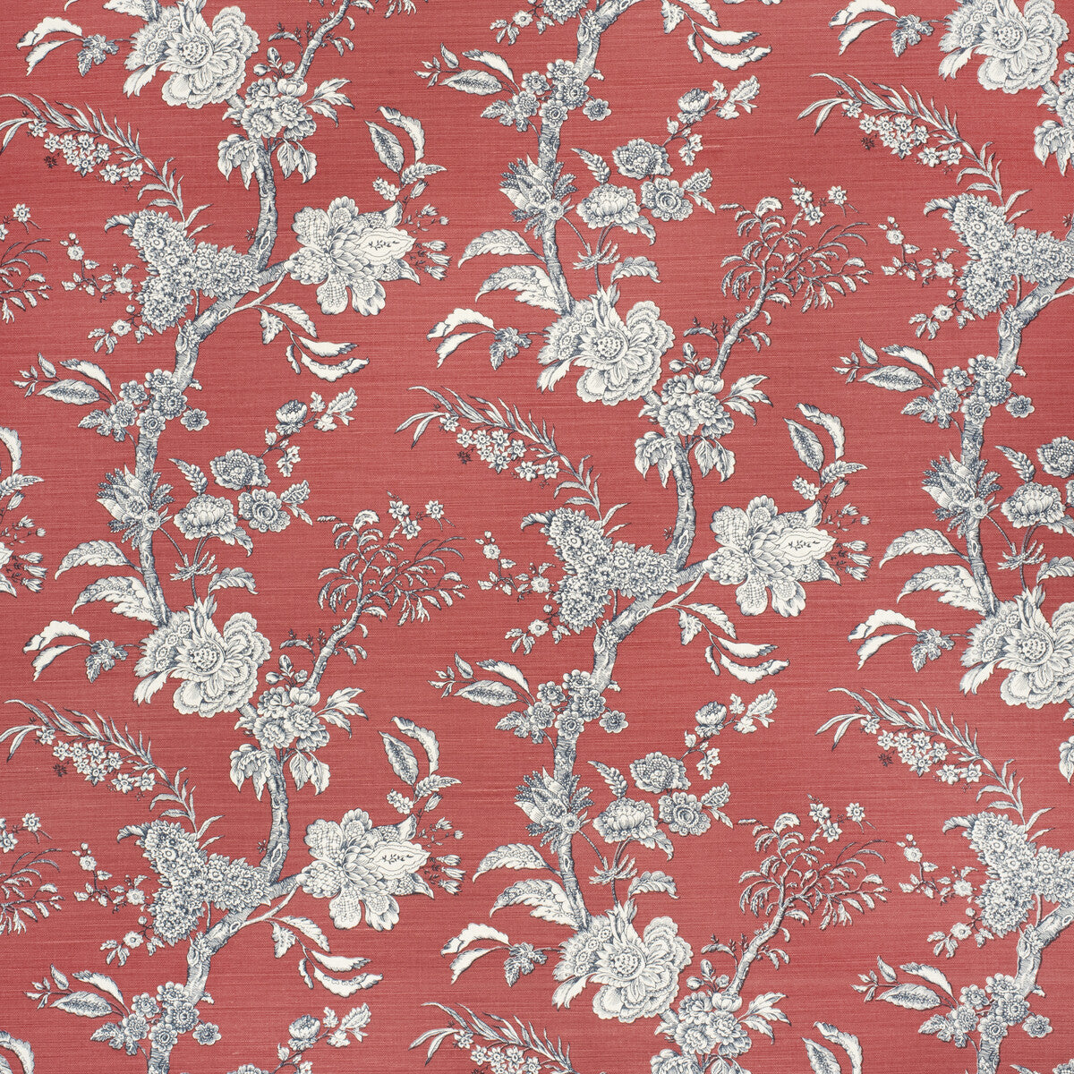 2020120-950 BEIJING BLOSSOM CRIM/NAVY LEE JOFA Fabrics Drapery Upholstery