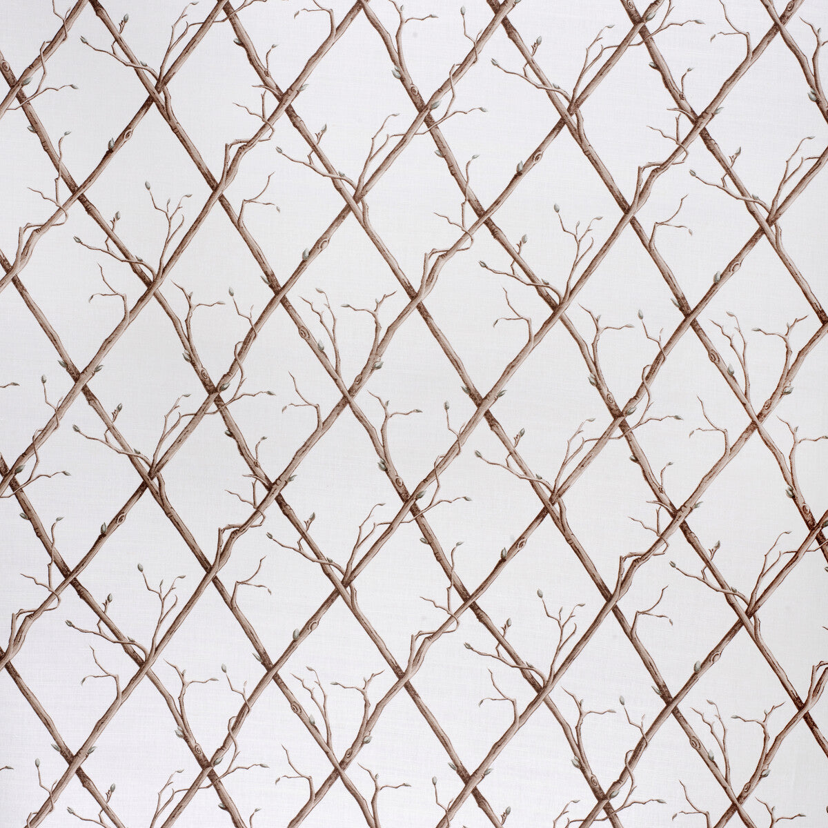 2020166-1016 TWIG TRELLIS BROWN/WHITE LEE JOFA Fabrics Drapery Upholstery