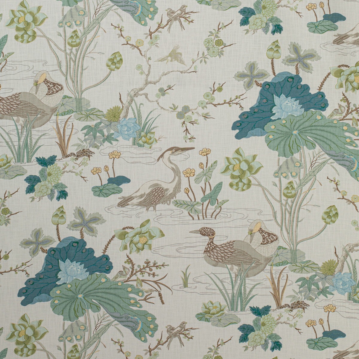 2020198-1323 LUZON PRINT JADE LEE JOFA Fabrics Drapery Upholstery