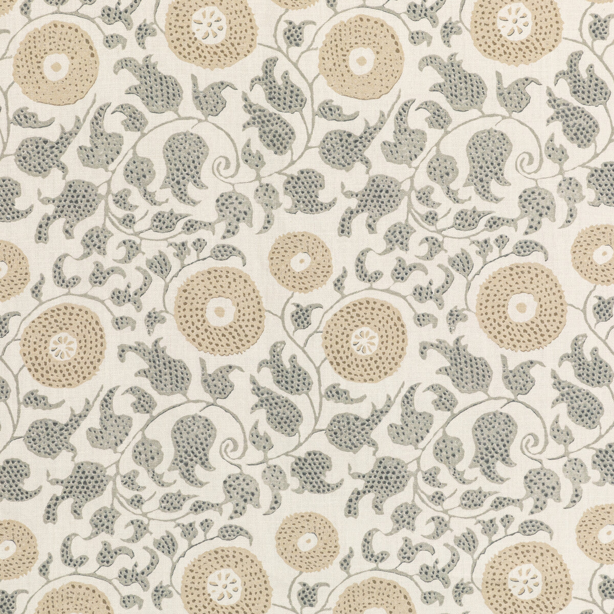 2020204-1611 ELDORA PRINT FLAX LEE JOFA Fabrics Drapery Upholstery