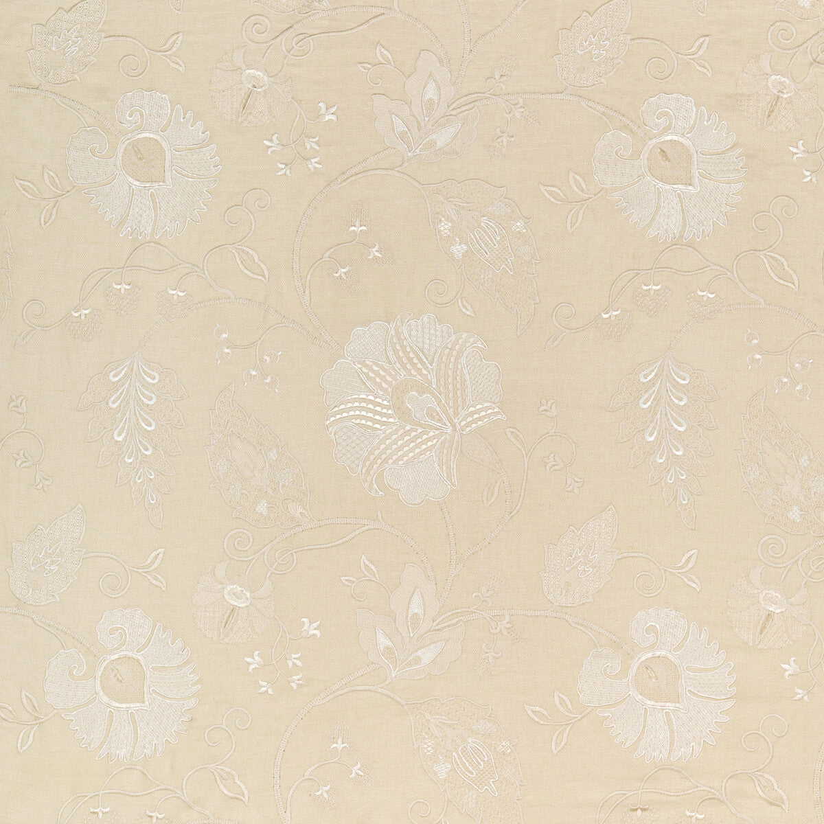 2020215-16 SHIRAZ EMB STONE/IVORY LEE JOFA Fabrics Drapery Upholstery
