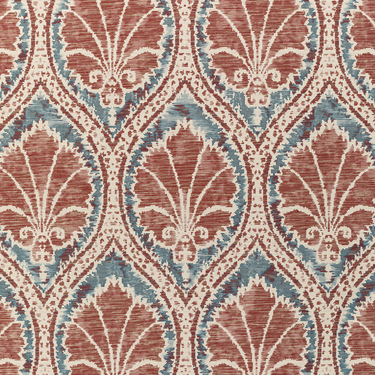 2021108-524 SEVILLE WEAVE DENIM/BRICK LEE JOFA UPHOLSTERY