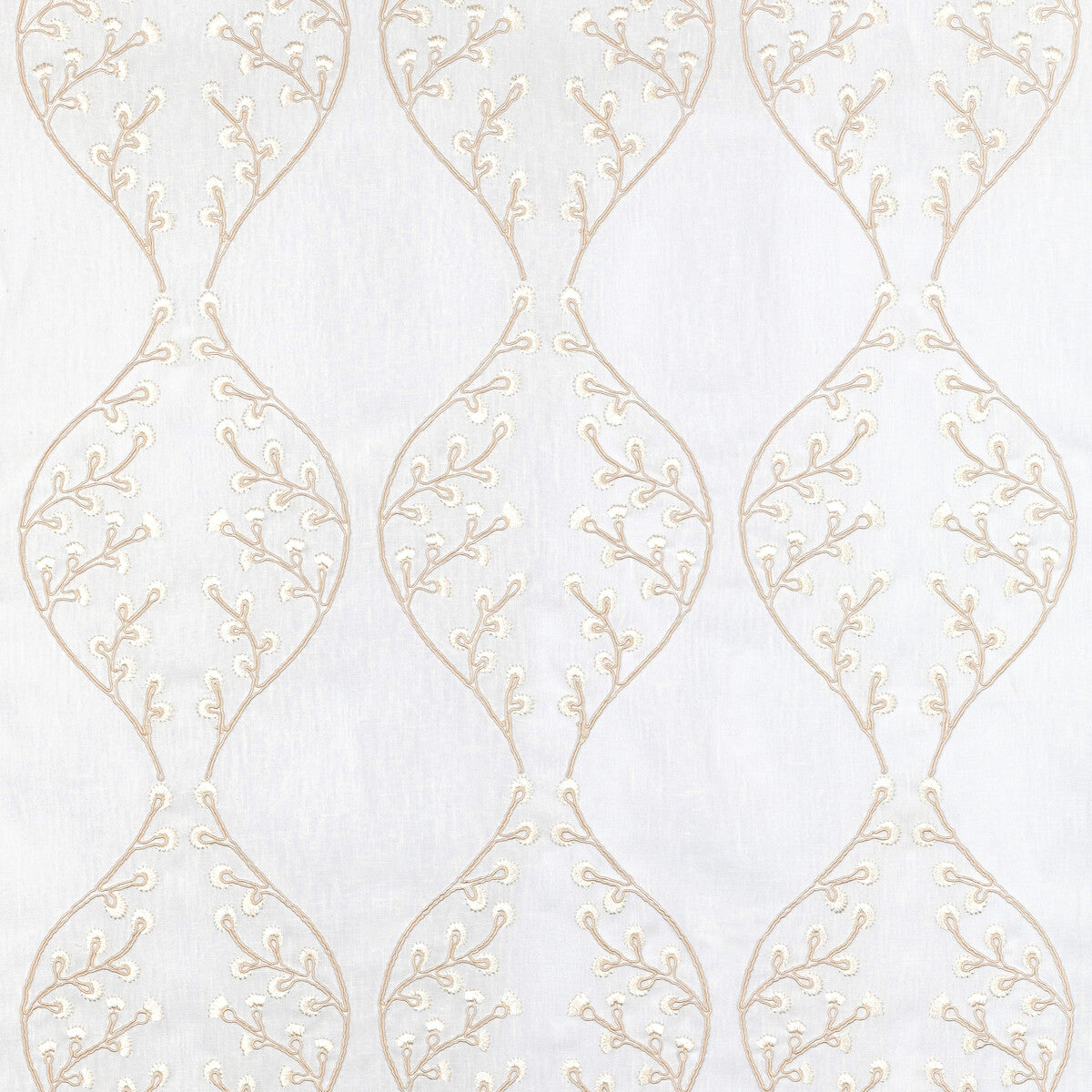 2021130-1601 LILLIE SHEER IVORY/PEARL LEE JOFA DRAPERY