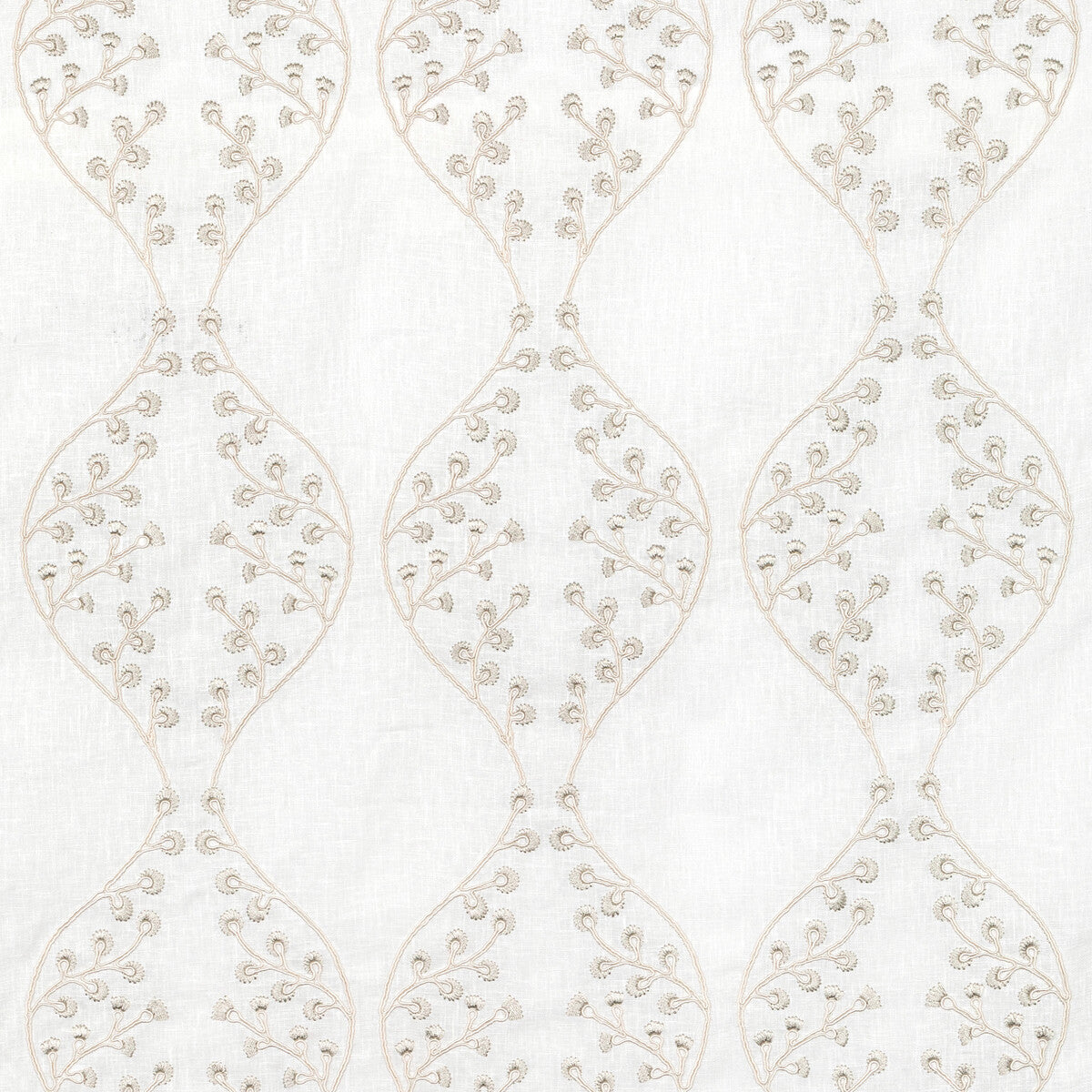 2021130-1611 LILLIE SHEER IVORY/FOG LEE JOFA DRAPERY