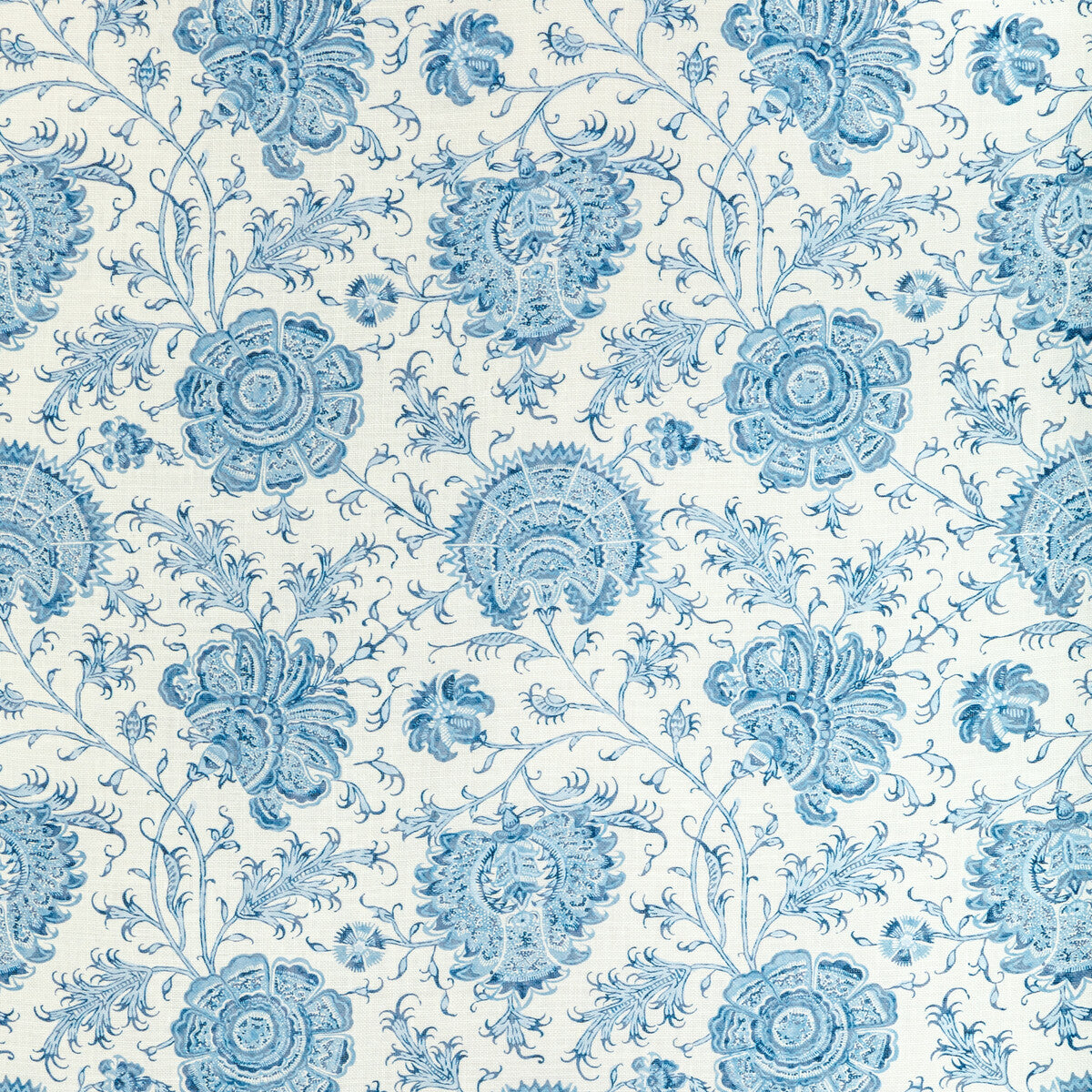 2022108-5 INDIENNES FLORAL DELFT LEE JOFA Fabrics Drapery Upholstery