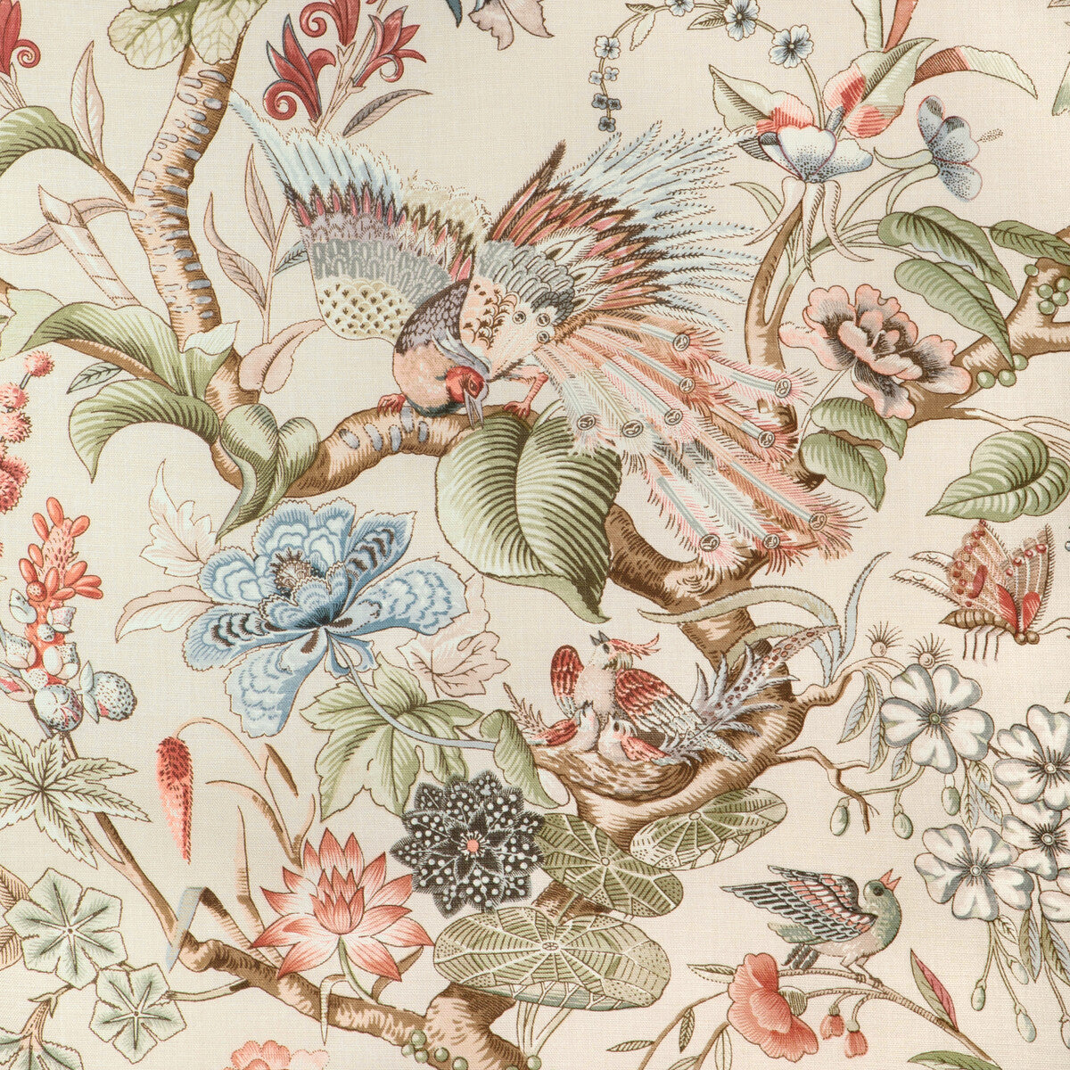 2022116-319 GREENFIELD PRINT SPRING LEE JOFA Fabrics Drapery Upholstery