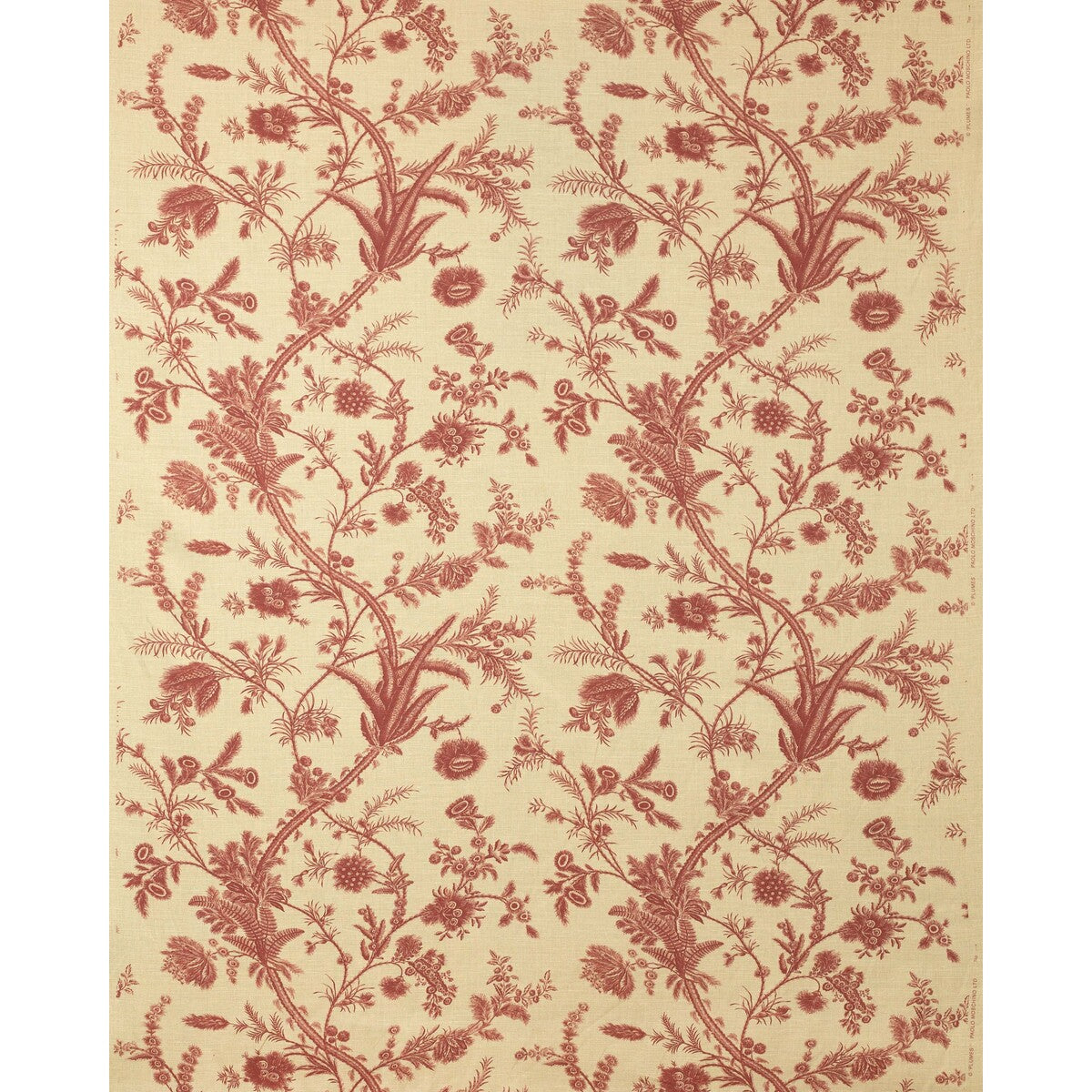 2022123-916 PLUMES CRIMSON LEE JOFA Fabrics Drapery Upholstery