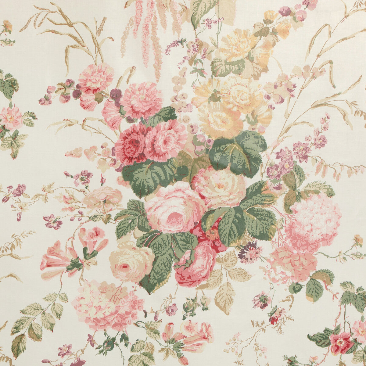2023120-73 FLORAL BOUQUET PINK/IVY LEE JOFA Fabrics Drapery Upholstery