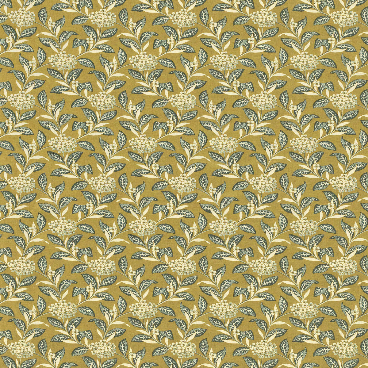 2023133-353 ORTENSIA TEAL ON OLIVE LEE JOFA Fabrics Drapery Upholstery