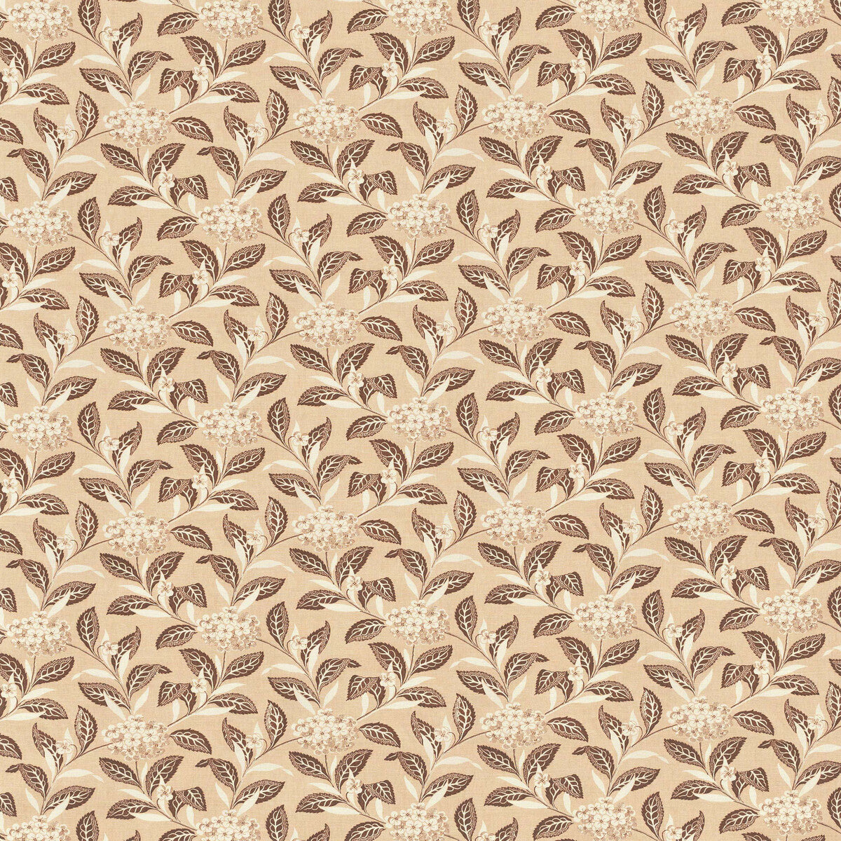 2023133-7 ORTENSIA BROWN ON BLUSH LEE JOFA Fabrics Drapery Upholstery