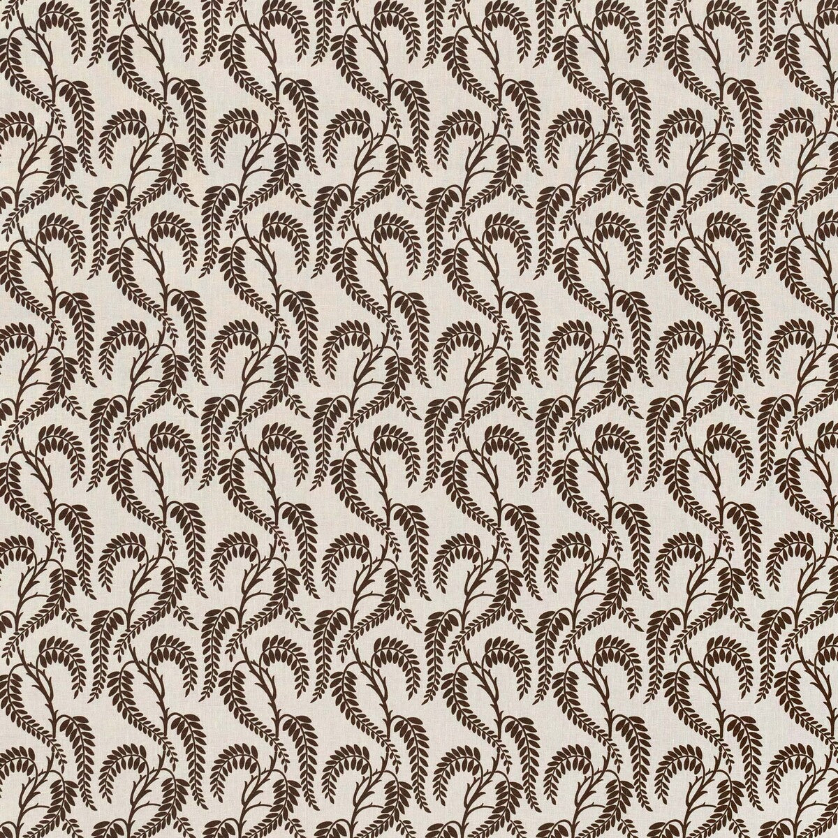 2023136-61 WISTERIA BROWN WHITE LN LEE JOFA Fabrics Drapery Upholstery