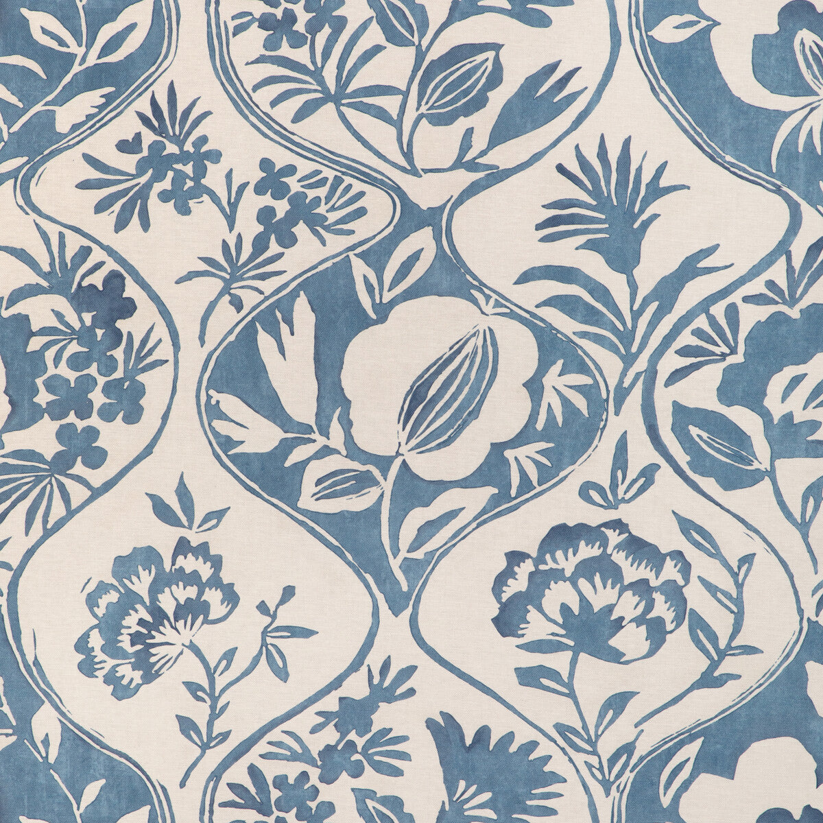 2023141-5 CALATHEA PRINT BLUE LEE JOFA Fabrics Drapery Upholstery