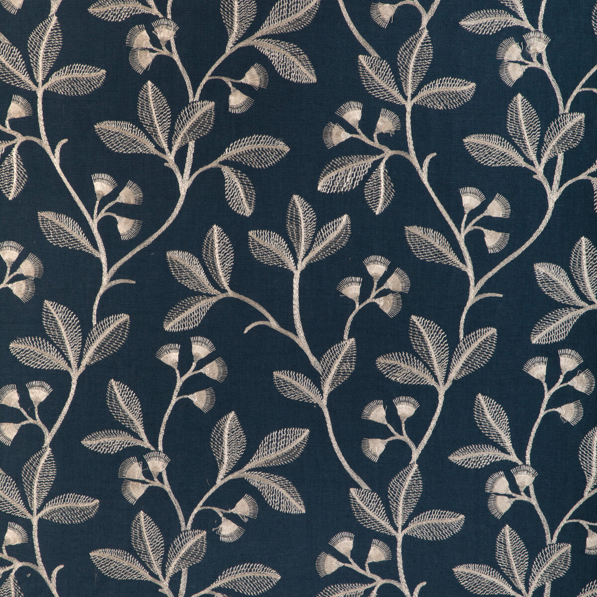 2023144-50 IRIS EMBROIDERY MIDNIGHT LEE JOFA DRAPERY