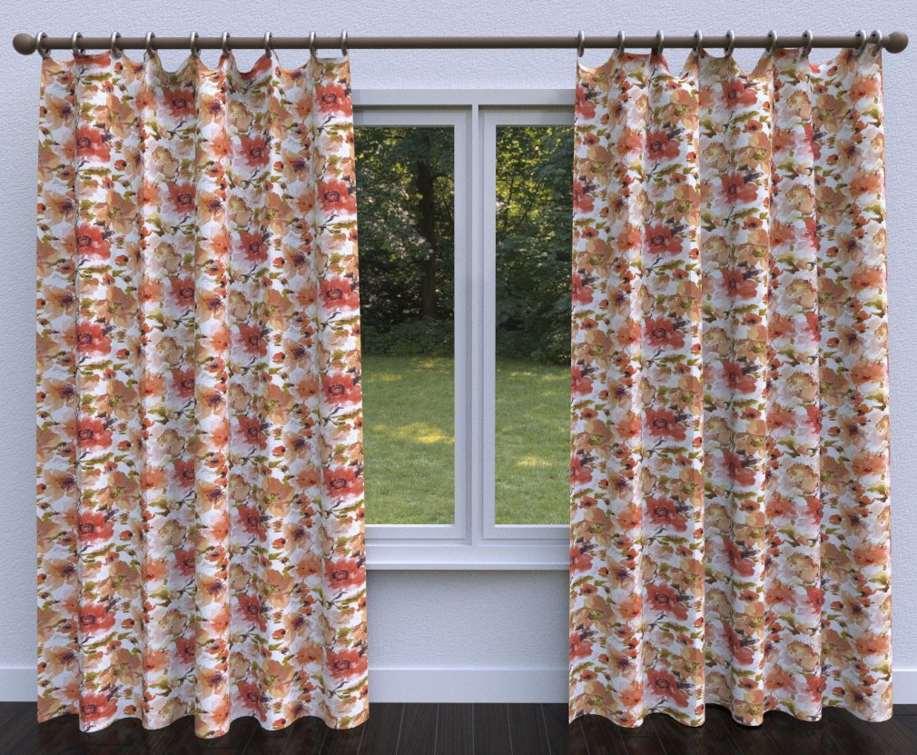 20460-03 Floral nan Coral & Peach Charlotte Select