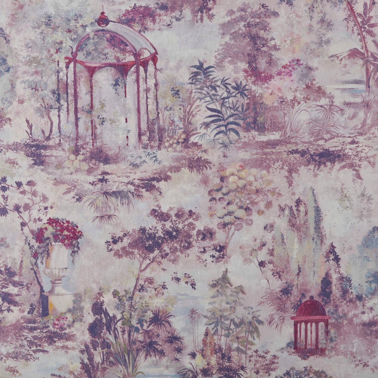 210915301 1838-Wallcoverings WALLPAPER - WP # 01 ROSE PAVILION
