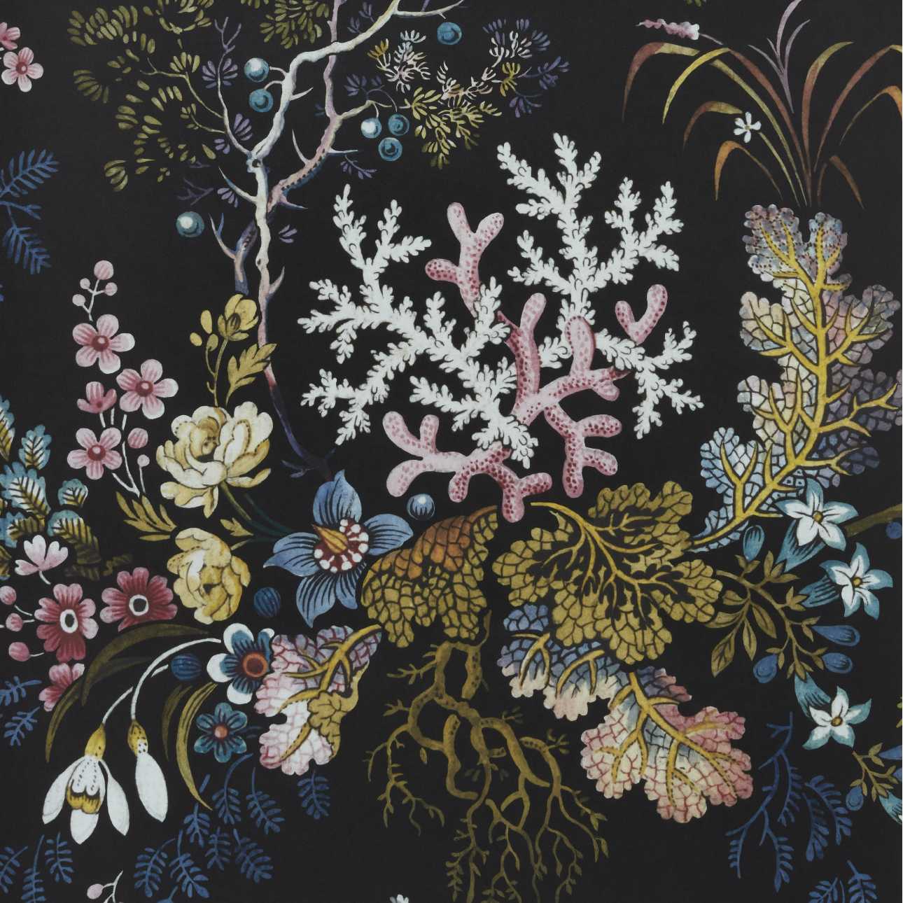 231116604 1838-Wallcoverings WALLPAPER - WP # 04 MIDNIGHT V&A