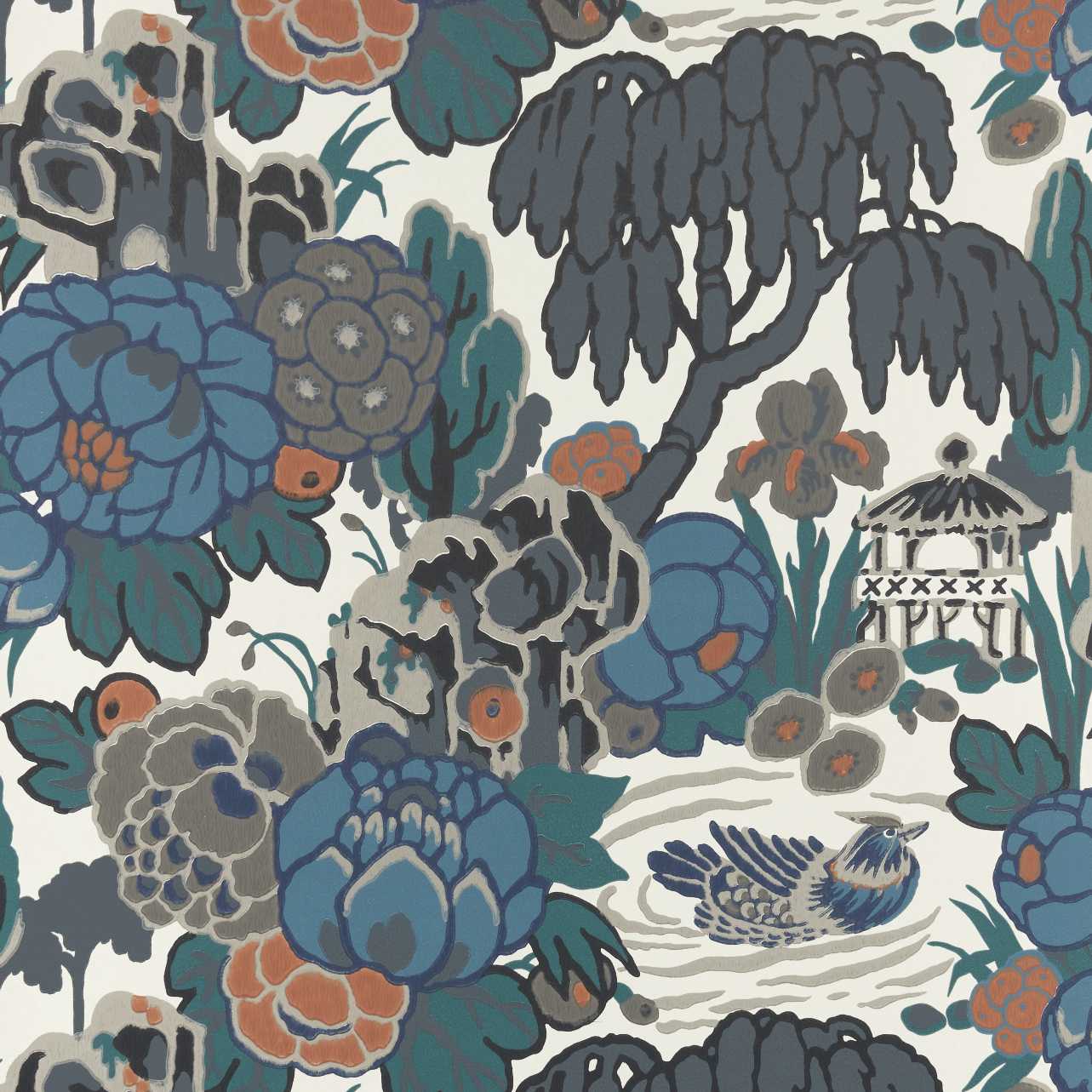 231116903 1838-Wallcoverings WALLPAPER - WP # 03 INK V&A