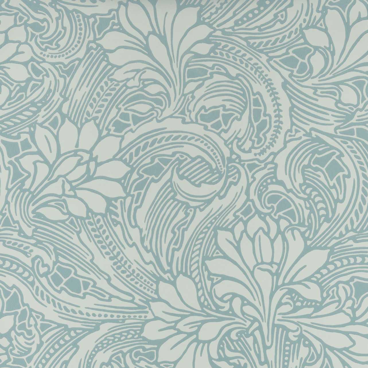 231117303 1838-Wallcoverings WALLPAPER - WP # 03 SOFT TEAL V&A